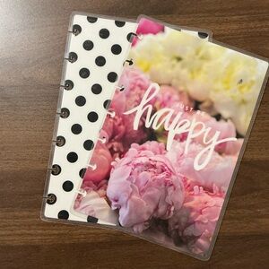 The Happy Planner - Pink and Black Polka Dot Planner